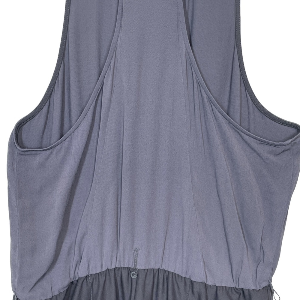 Free People Angelica Slouch Button Racerback Slate Blue Jumpsuit Size M - Picture 6 of 15